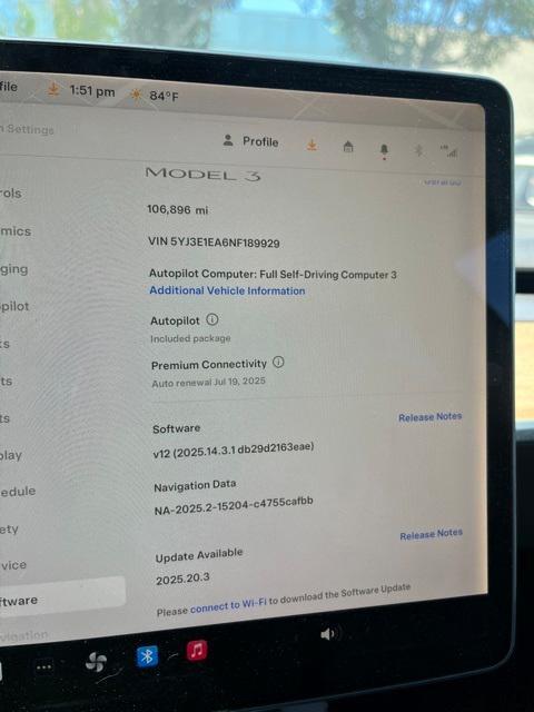 used 2022 Tesla Model 3 car, priced at $16,881