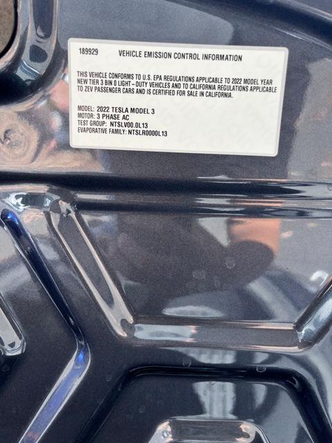 used 2022 Tesla Model 3 car, priced at $16,881