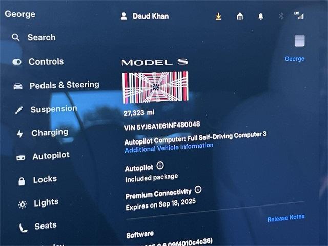 used 2022 Tesla Model S car, priced at $56,500