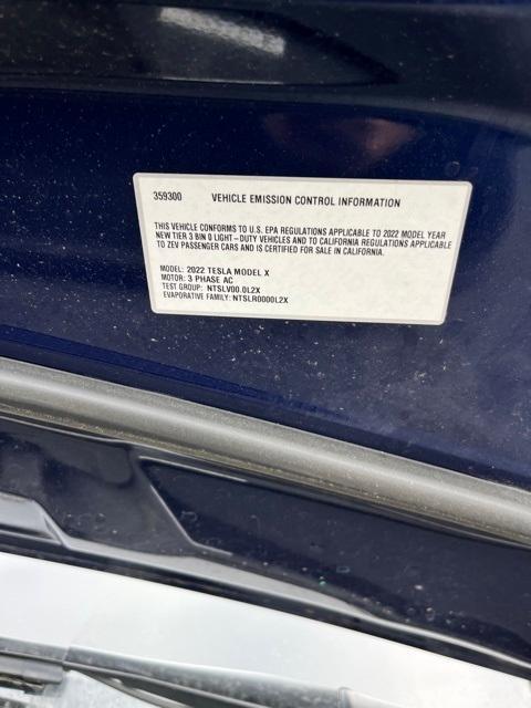 used 2022 Tesla Model X car, priced at $57,212