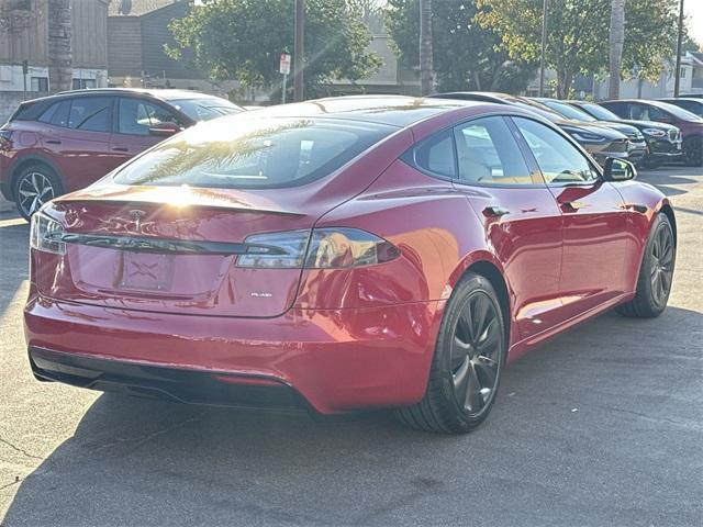 used 2021 Tesla Model S car, priced at $54,882