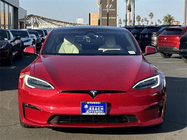 used 2021 Tesla Model S car, priced at $54,882