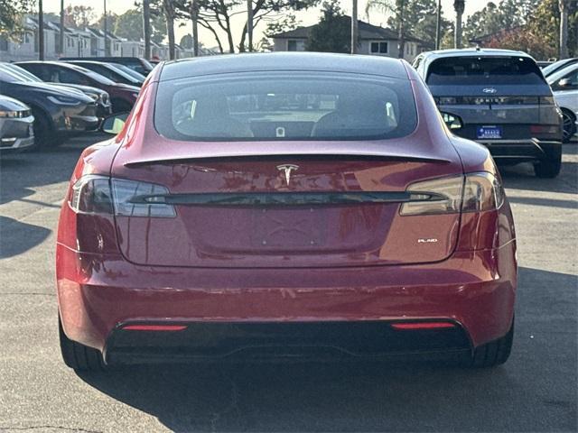 used 2021 Tesla Model S car, priced at $54,882