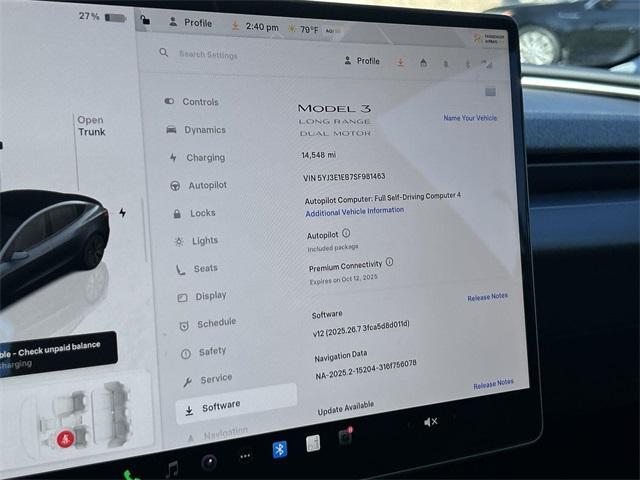 used 2025 Tesla Model 3 car, priced at $36,441