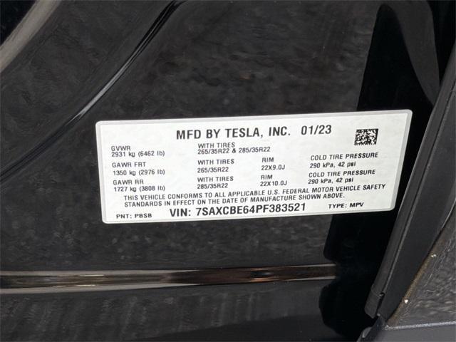 used 2023 Tesla Model X car, priced at $69,500