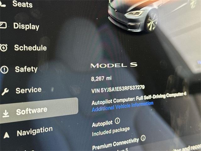 used 2024 Tesla Model S car, priced at $62,500