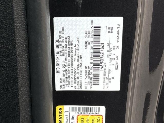 used 2022 Ford Mustang car, priced at $45,883