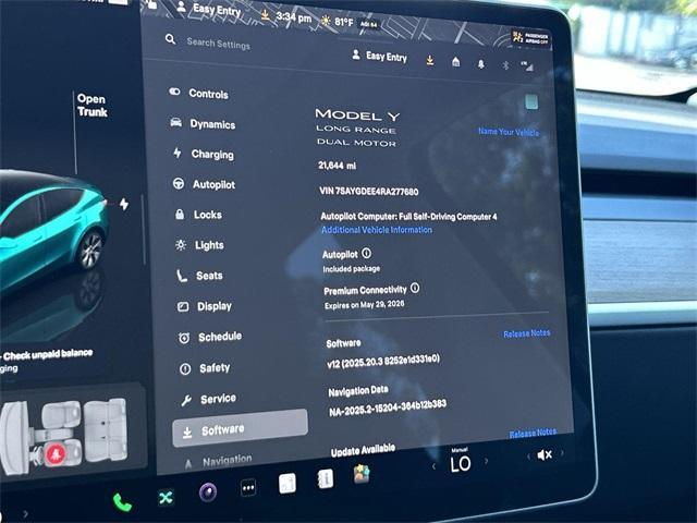 used 2024 Tesla Model Y car, priced at $34,500