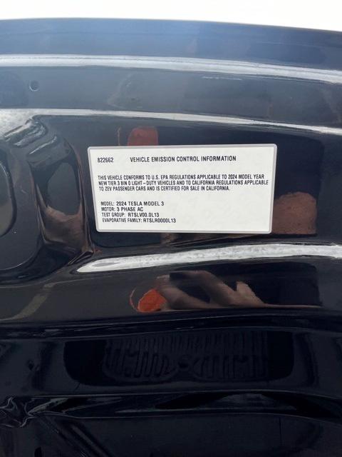 used 2024 Tesla Model 3 car, priced at $31,600