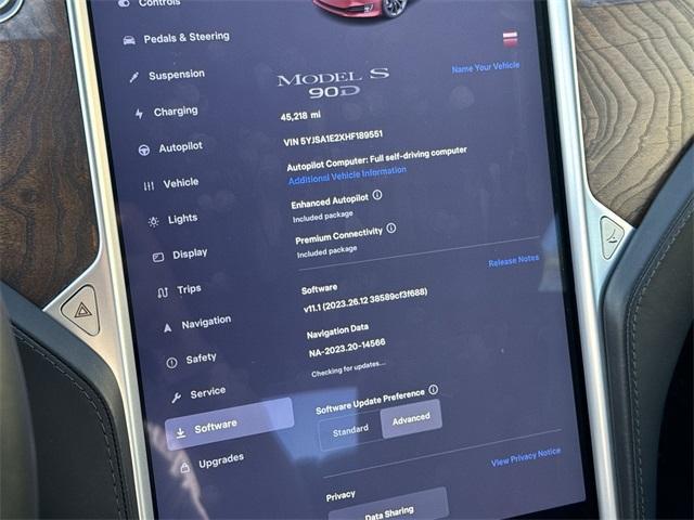 used 2017 Tesla Model S car, priced at $27,800