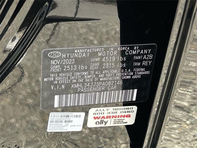 used 2023 Hyundai Sonata Hybrid car, priced at $25,887