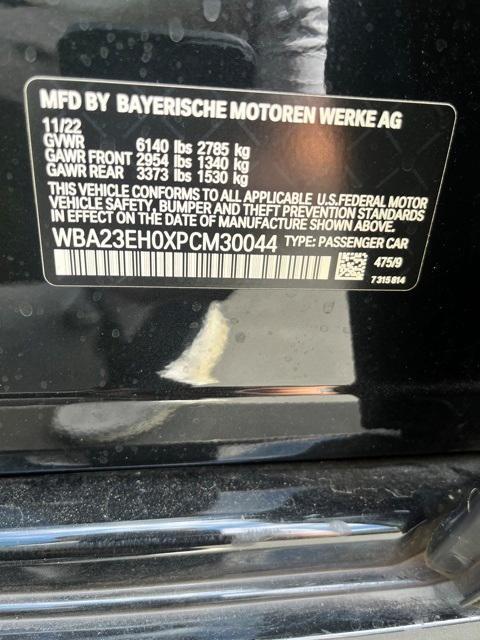 used 2023 BMW 740 car, priced at $69,800