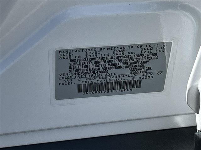 used 2022 Nissan Kicks car, priced at $18,882
