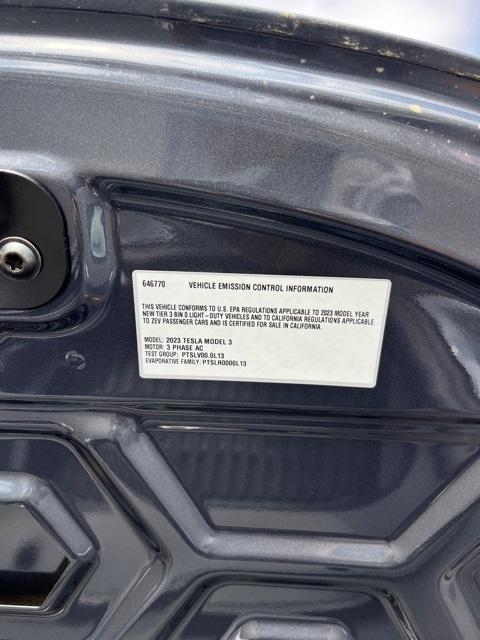 used 2023 Tesla Model 3 car, priced at $26,347