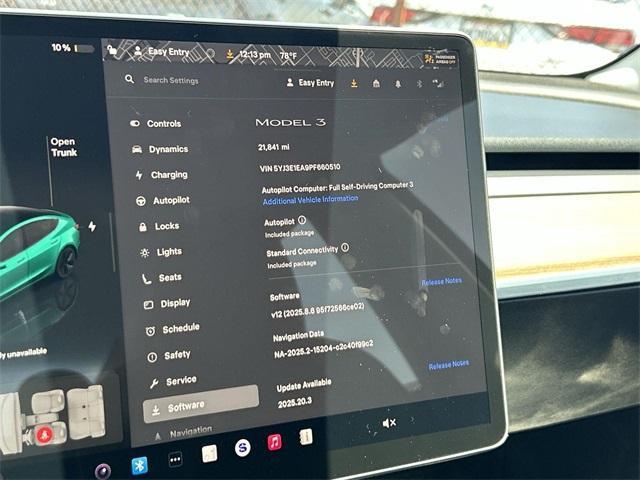 used 2023 Tesla Model 3 car, priced at $26,357