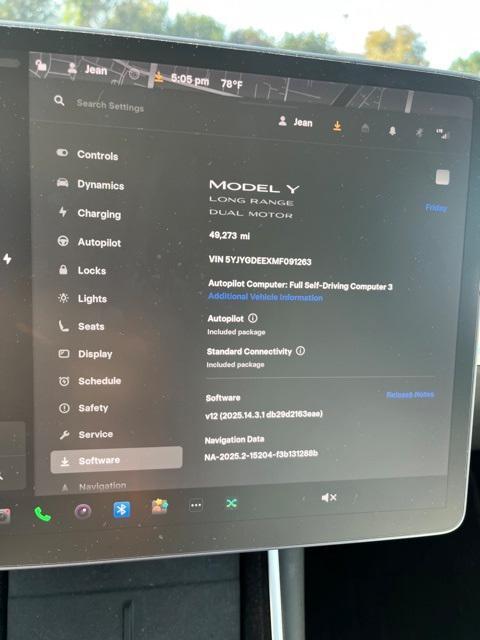 used 2021 Tesla Model Y car, priced at $27,500