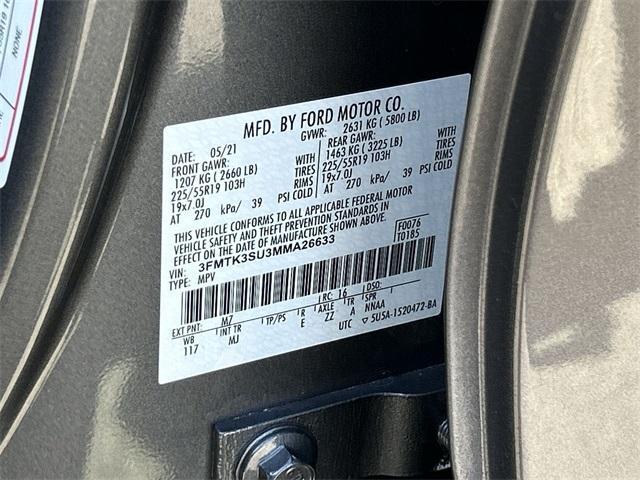 used 2021 Ford Mustang Mach-E car, priced at $26,881