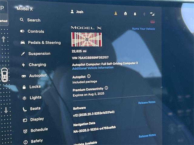 used 2022 Tesla Model X car, priced at $61,000