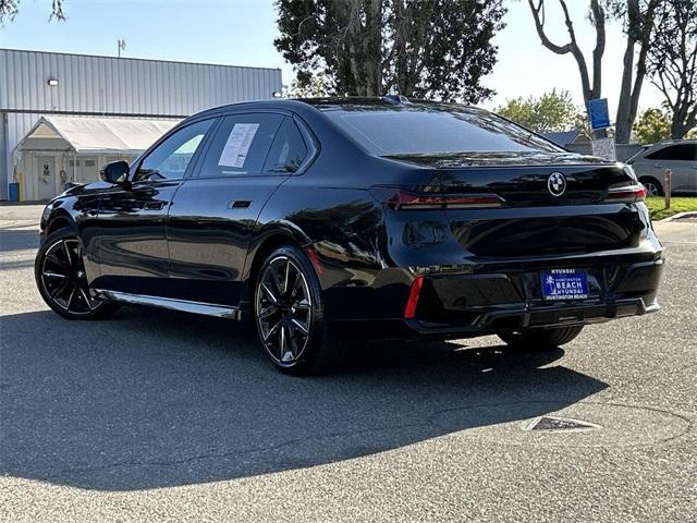 used 2023 BMW 740 car, priced at $73,889