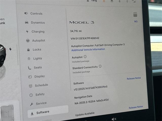 used 2023 Tesla Model 3 car, priced at $25,800