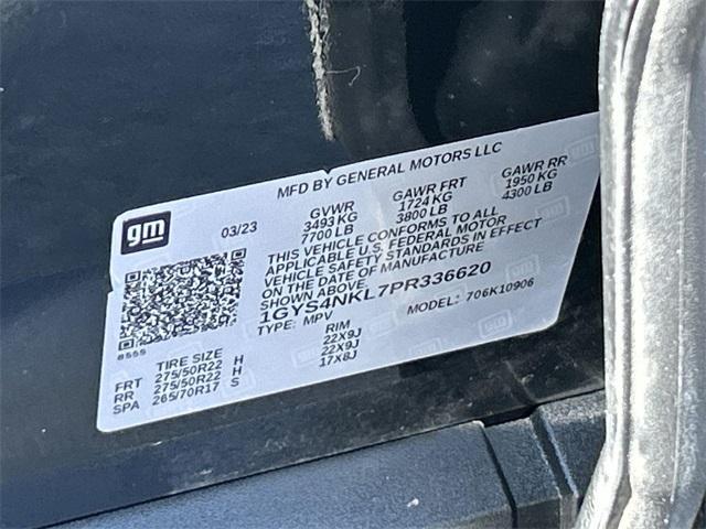 used 2023 Cadillac Escalade ESV car, priced at $76,993