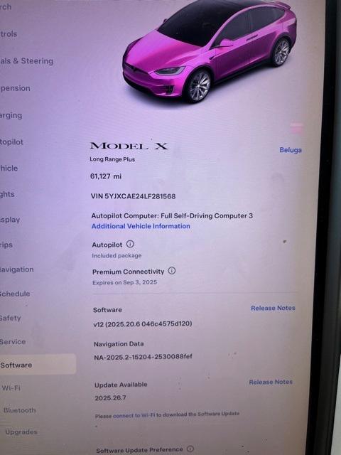 used 2020 Tesla Model X car, priced at $37,400