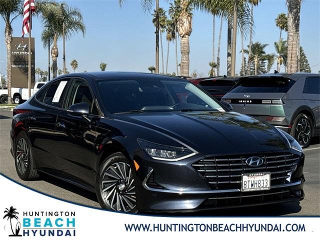 used 2021 Hyundai Sonata Hybrid car, priced at $20,592