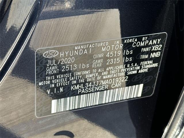 used 2021 Hyundai Sonata Hybrid car, priced at $20,592