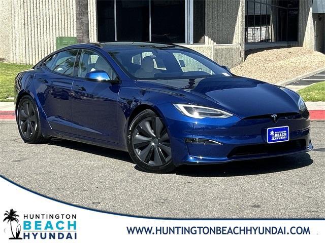 used 2021 Tesla Model S car, priced at $39,200