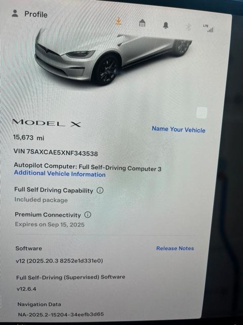 used 2022 Tesla Model X car, priced at $58,882