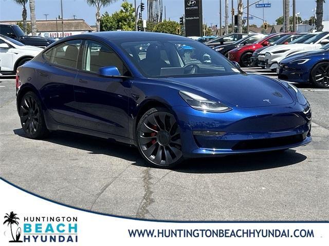 used 2021 Tesla Model 3 car, priced at $27,000