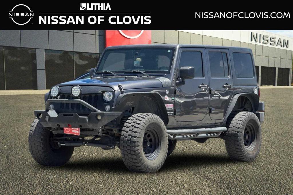 used 2017 Jeep Wrangler Unlimited car, priced at $23,031