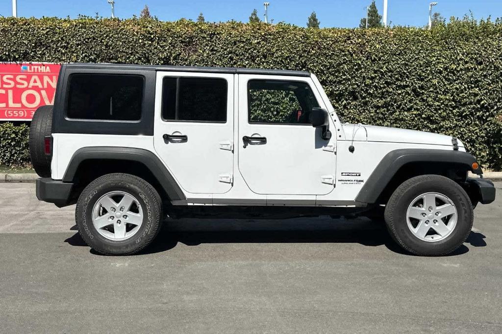 used 2018 Jeep Wrangler JK Unlimited car, priced at $18,499