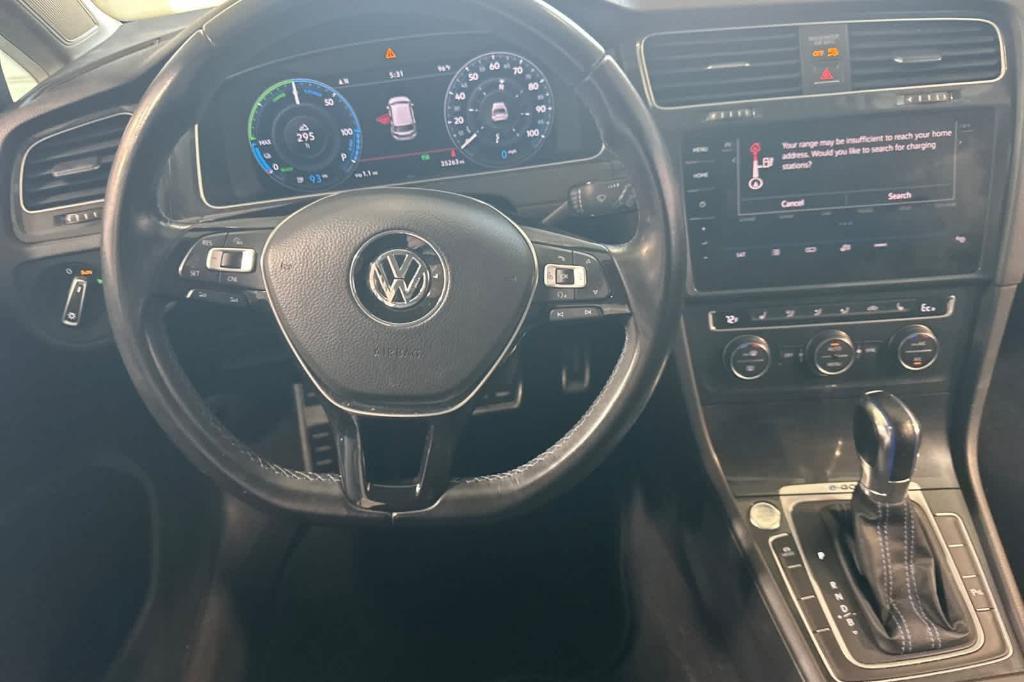 used 2018 Volkswagen e-Golf car, priced at $13,850
