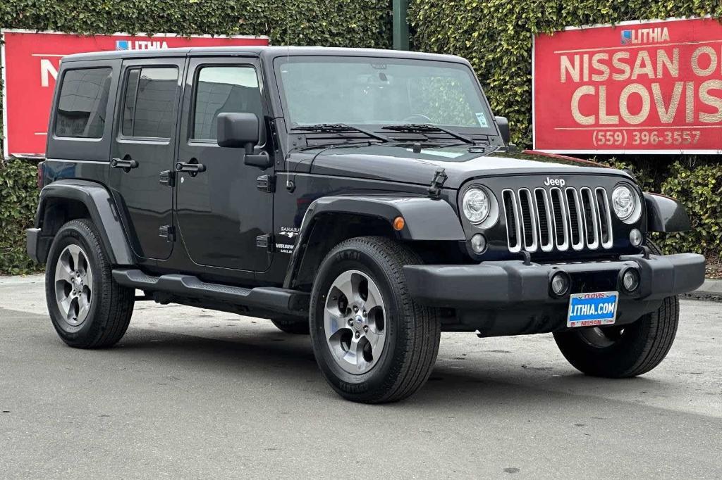 used 2017 Jeep Wrangler Unlimited car, priced at $18,866