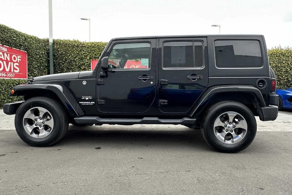 used 2017 Jeep Wrangler Unlimited car, priced at $18,866