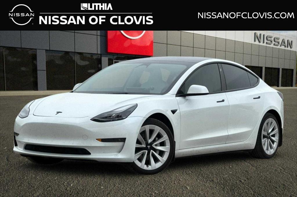 used 2022 Tesla Model 3 car, priced at $24,734