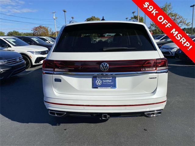 used 2024 Volkswagen Atlas car, priced at $44,994