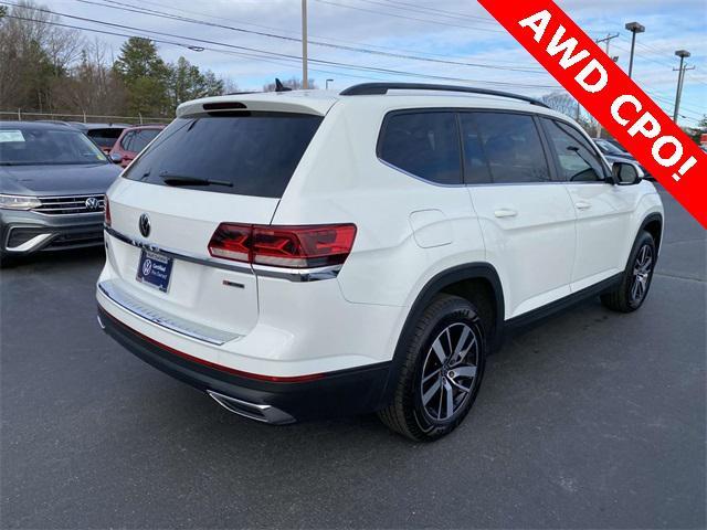 used 2021 Volkswagen Atlas car, priced at $22,683