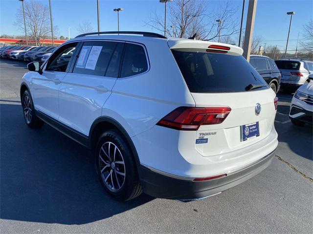 used 2021 Volkswagen Tiguan car, priced at $20,901