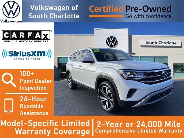 used 2023 Volkswagen Atlas car, priced at $37,000