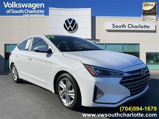 used 2019 Hyundai Elantra car, priced at $13,860