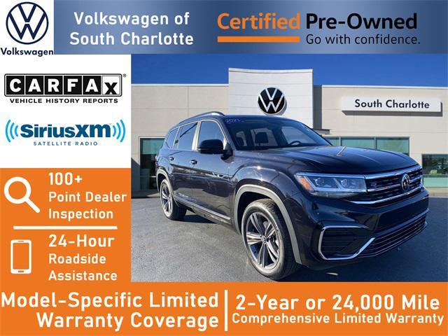 used 2021 Volkswagen Atlas car, priced at $31,000