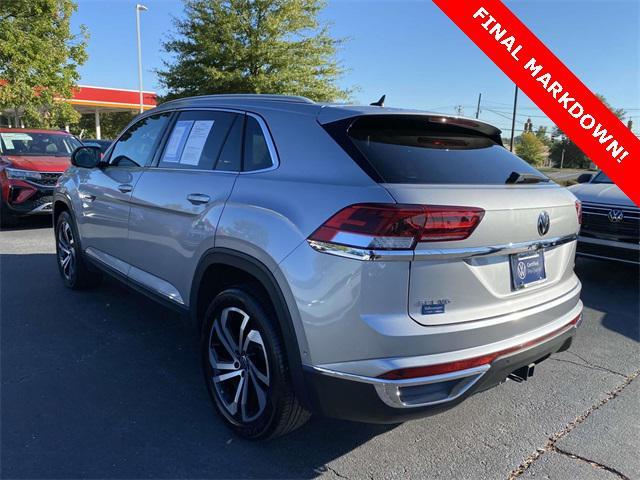 used 2021 Volkswagen Atlas Cross Sport car, priced at $31,480