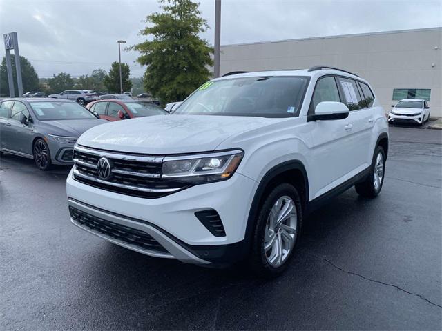 used 2021 Volkswagen Atlas car, priced at $27,300