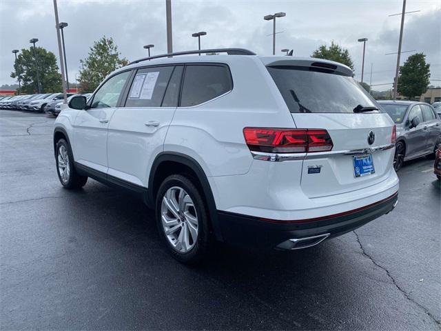 used 2021 Volkswagen Atlas car, priced at $27,300