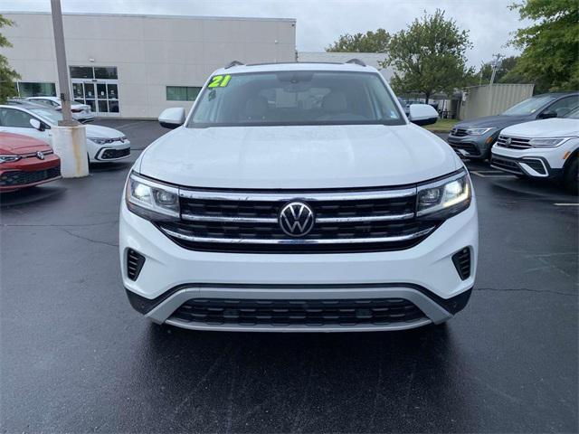 used 2021 Volkswagen Atlas car, priced at $27,300