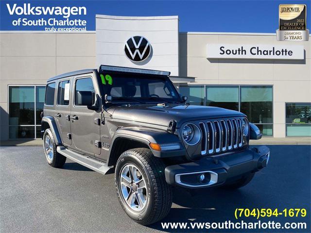 used 2019 Jeep Wrangler Unlimited car, priced at $26,187