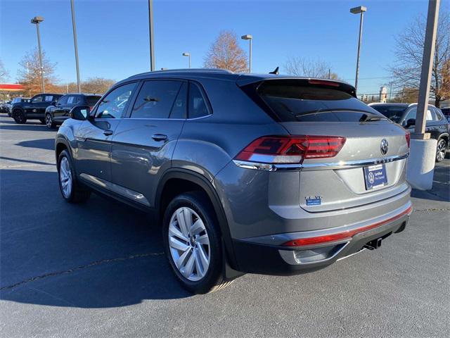 used 2021 Volkswagen Atlas Cross Sport car, priced at $28,400