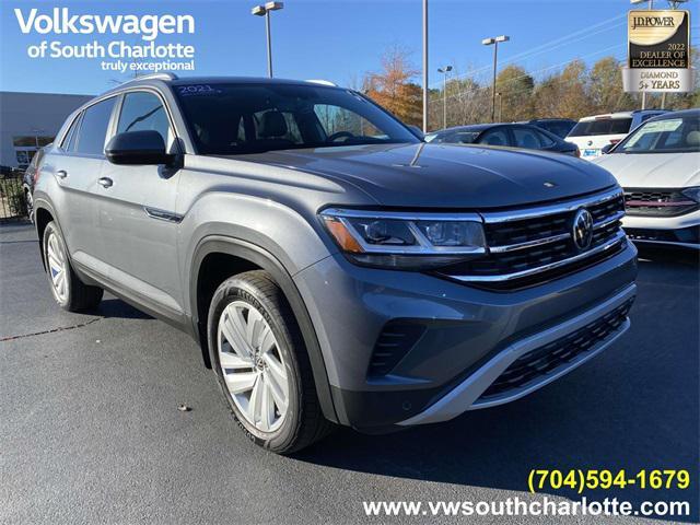 used 2021 Volkswagen Atlas Cross Sport car, priced at $28,400